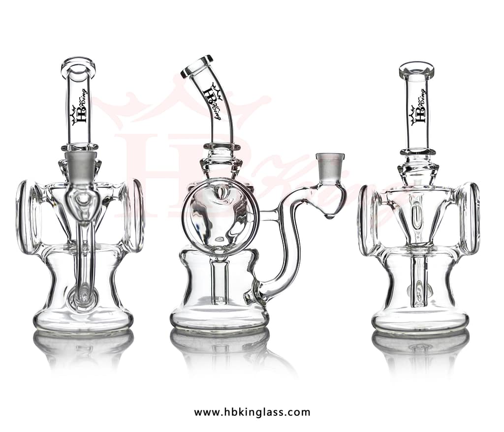 KR6 Clear Bongs Mini Bongs HB King Glass The Art of Glass Innovation
