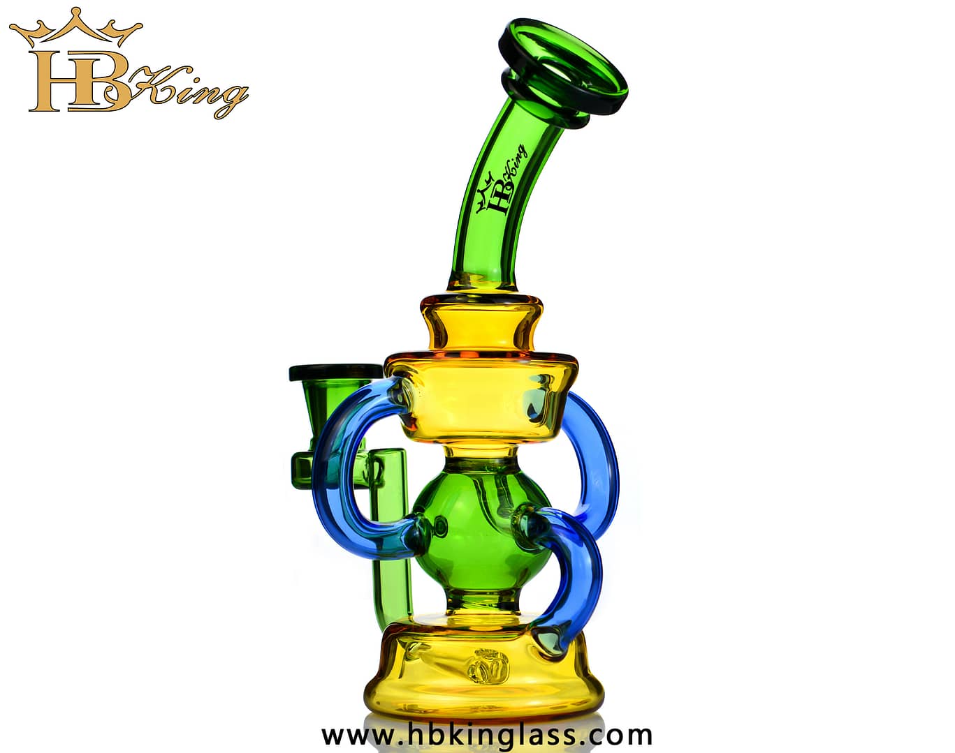 KT59 8.5-Inch Assort Color Heady Recycler Bong 1