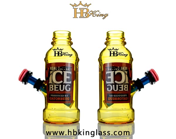 KQ69 7-inch Beverage Bottle Glass Water Pipe 2