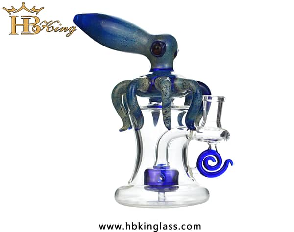 KR326 7-inch Octopus Shape Glass Water Pipe 1